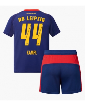 Billige Fotballdrakt RB Leipzig Kevin Kampl #44 Replika Bortedraktsett Barn 2025-26 Kortermet (med bukser)